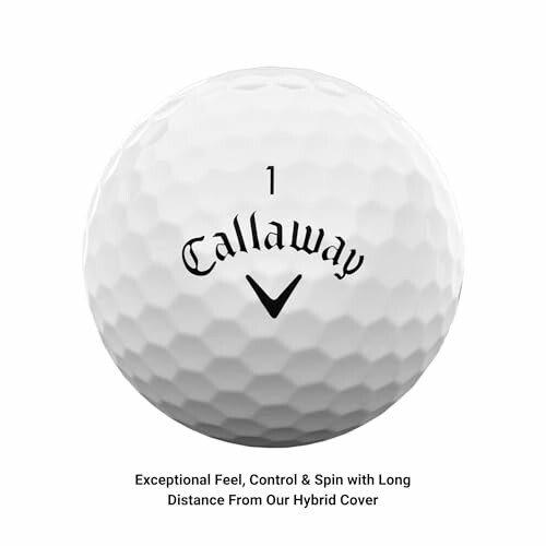 Callaway golf ball with hybrid cover description